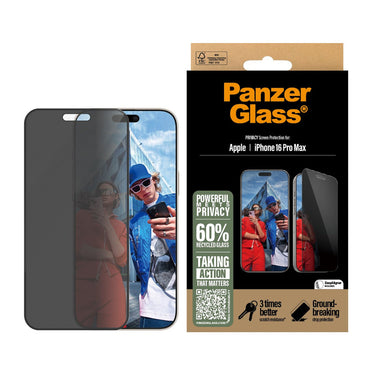 PanzerGlass Ultra-Wide Fit Privacy Screen Protector For iPhone 16 Pro Max